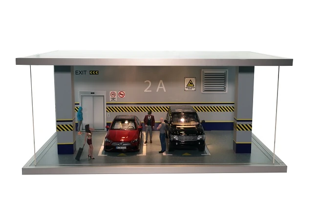 Atlantic Case 30107 Işıklı Diorama Car Park / Kapalı Park Sergileme Ünitesi