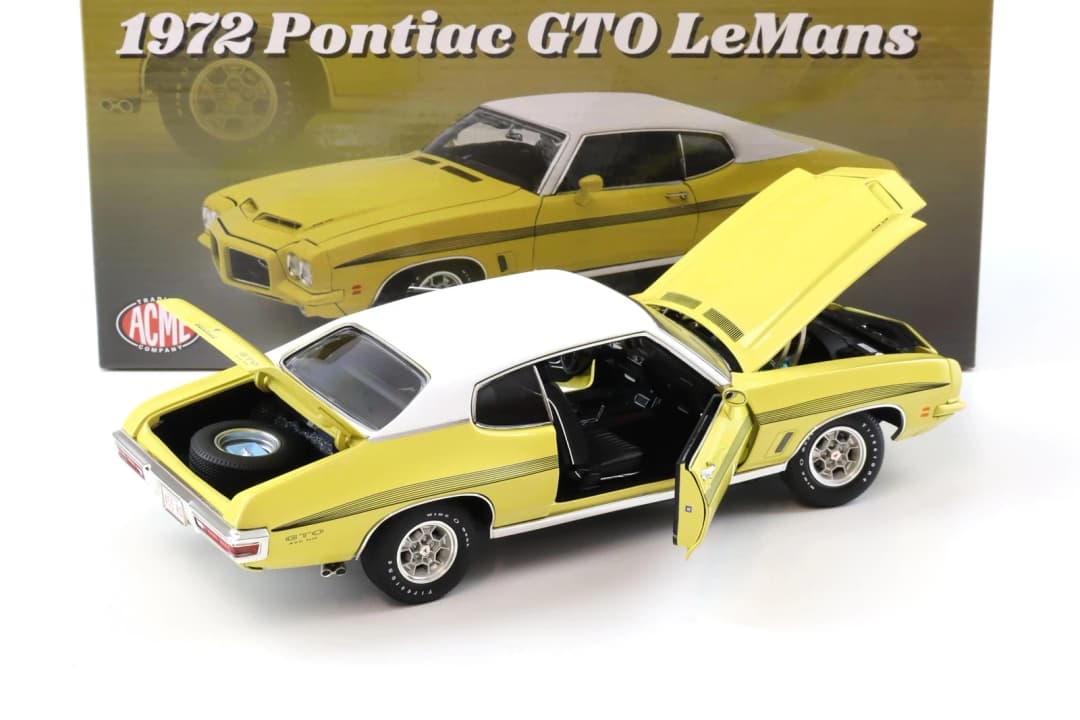 Acme | A1801227 | 1/18 Ölçek | Pontiac GTO LeMans Coupe 1972