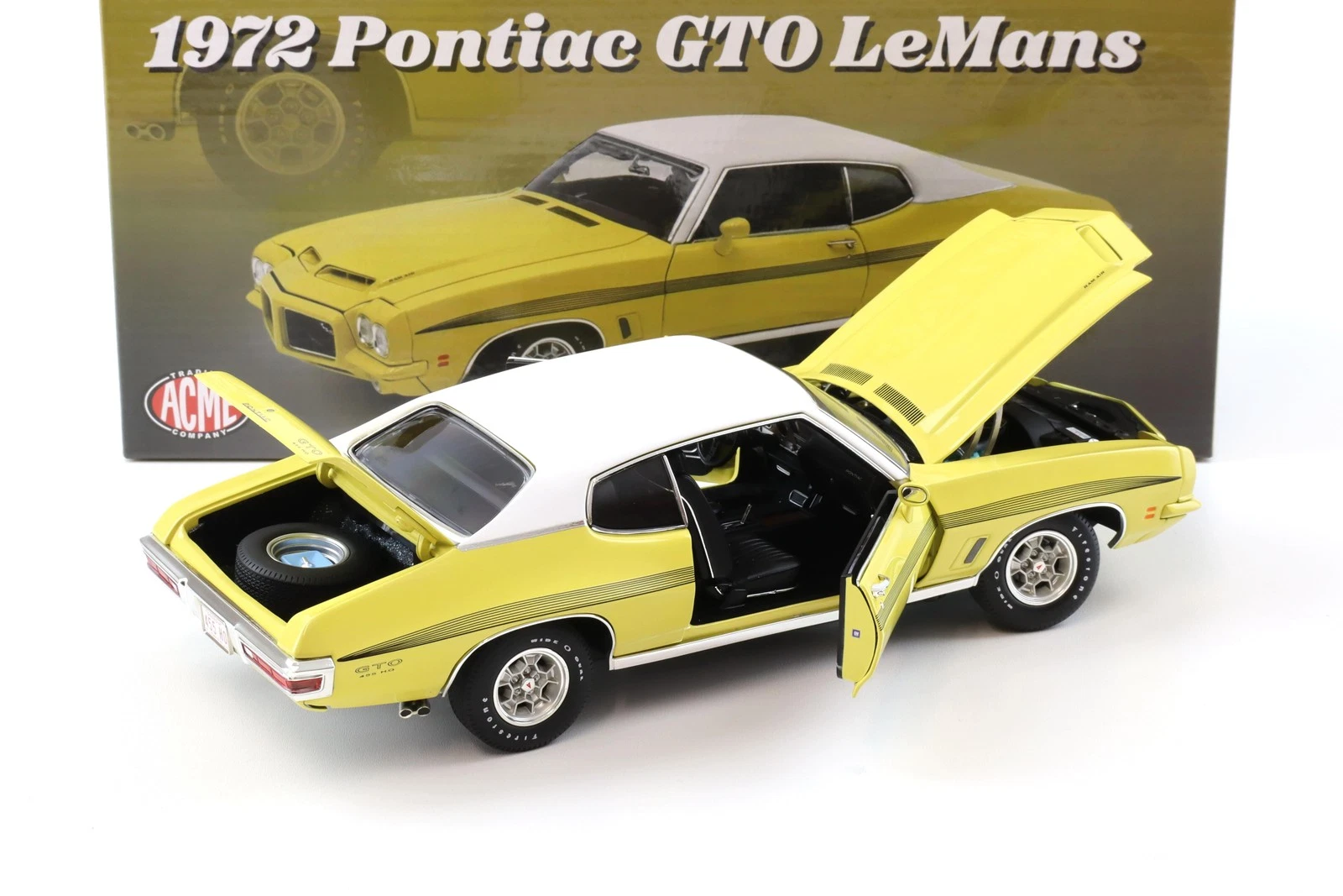 Acme | A1801227 | 1/18 Ölçek | Pontiac GTO LeMans Coupe 1972