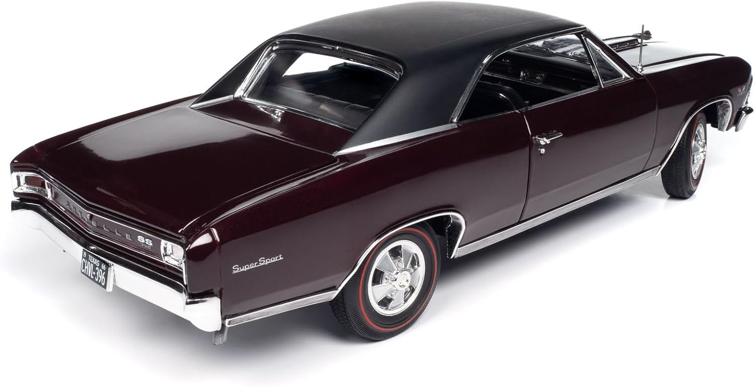 American Muscle AMM1343 1/18 Ölçek 1966 Chevrolet Chevelle Ss396, Kestane