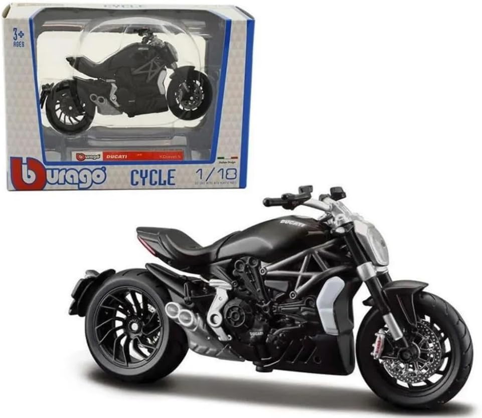 Burago | Bura51066Bk | 1/18 Ducati Xdiavel S, Siyah