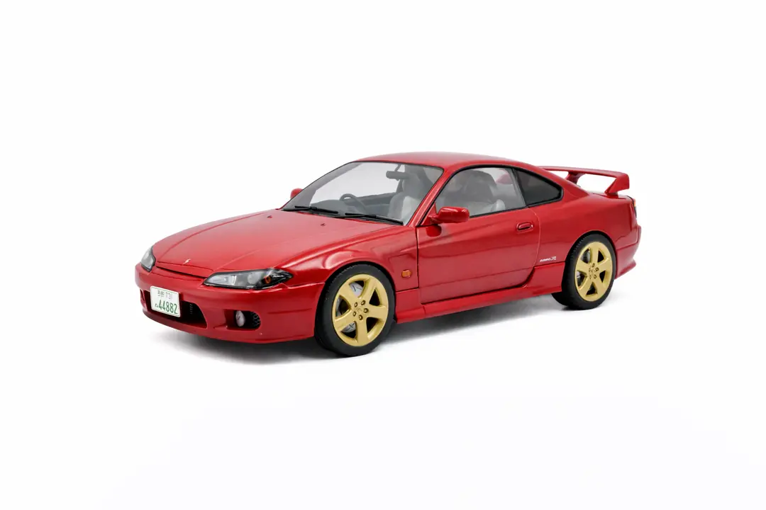 Solido 1/18 Nissan Silvia S15 Spec-R Aero 1999 Rouge - Ouvrants, Métal S15 Aero