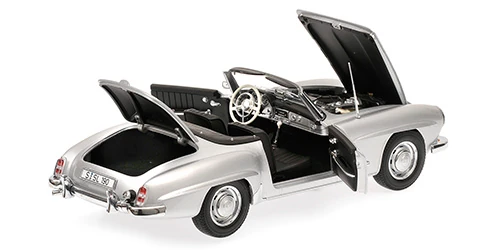 Minichamps 100037031 1/18 Ölçek MERCEDES-BENZ 190 SL (W121) - 1955 - Gümüş