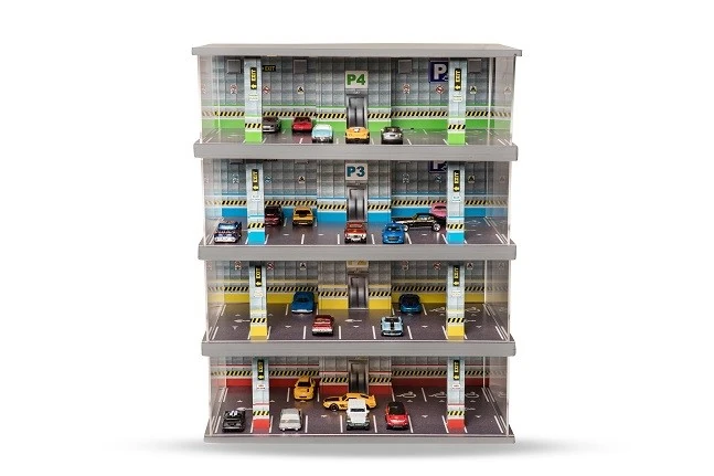 Atlantic Case 30301 1/64 Ölçek Işıklı Diorama. Model 4 Kat Kapalı Park