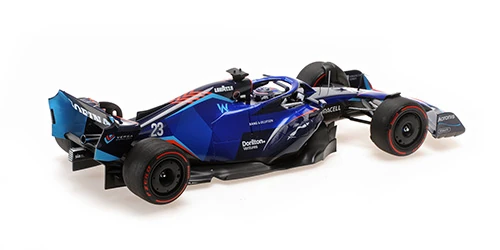 Minichamps 117220123 1/18 Ölçek WILLIAMS RACING FW44 - ALEXANDER ALBON - BAHRAIN GP 2022 Limitli üretim 330 Adet
