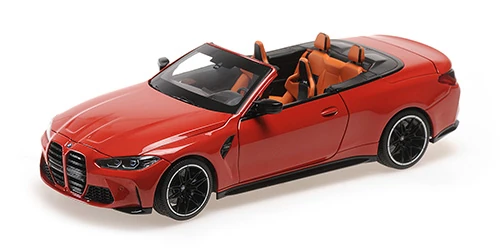 Minichamps 110021030 1/18 Ölçek BMW M4 CABRIOLET - 2020 - Metalik Kırmızı