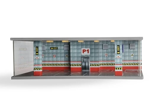 Atlantic Case 30302 1/64 Ölçek Işıklı Diorama. Model Kırmızı P1 Kat Kapalı Park