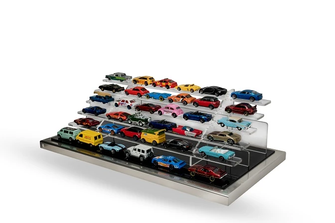 Atlantic Case 40123 1/64 Ölçek Merdiven Sergileme Ünitesi. Metal / Akrilk Taban ve Fanus İle Birlikte.