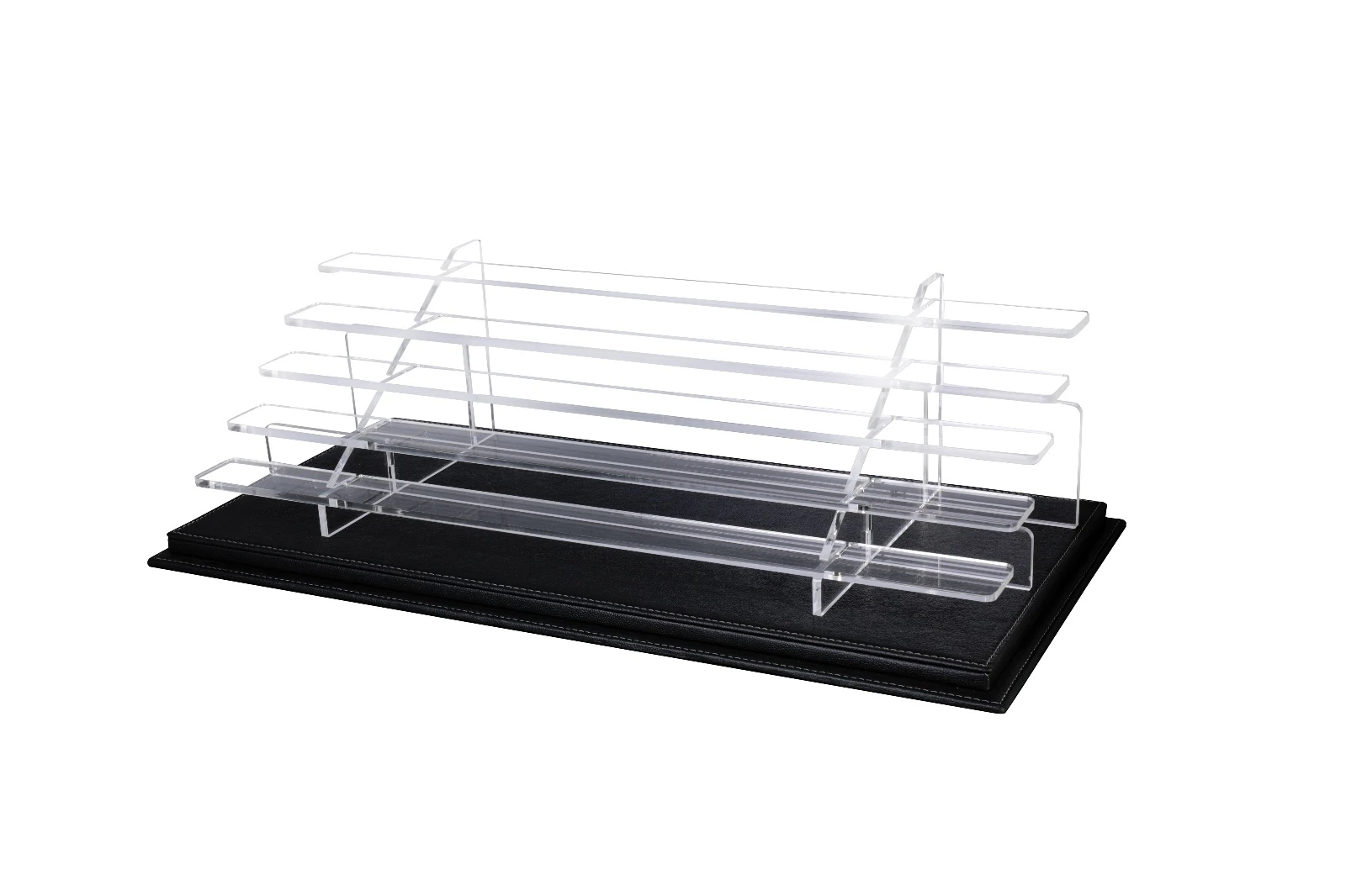 Atlantic Case 40121 1/64 Ölçek Merdiven Sergileme Ünitesi. Siyah Deri Taban ve Fanus İle Birlikte.