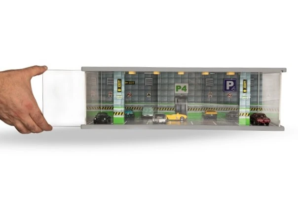 Atlantic Case 30302 1/64 Ölçek Işıklı Diorama. Model Kırmızı P1 Kat Kapalı Park