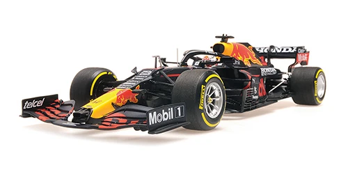 Minichamps 110211933 1/18 Ölçek RED BULL RACING HONDA  RB16B - MAX VERSTAPPEN - WINNER MEXICAN GP 2021 Limitli Üretim 1008 Adet