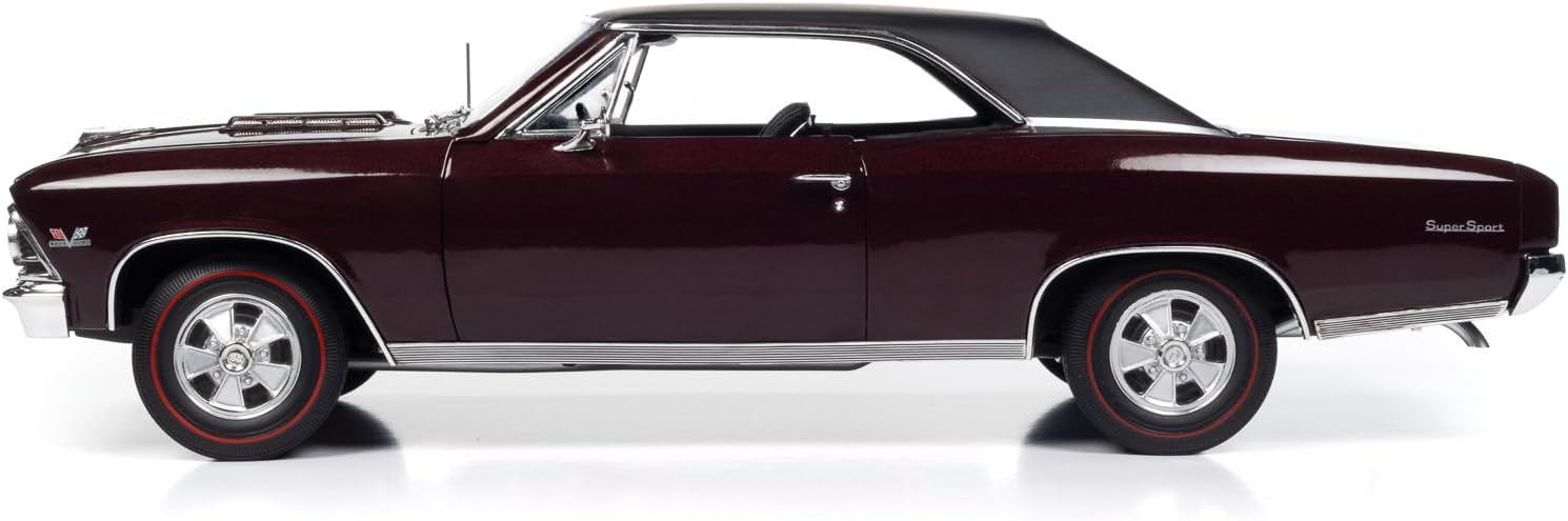 American Muscle AMM1343 1/18 Ölçek 1966 Chevrolet Chevelle Ss396, Kestane