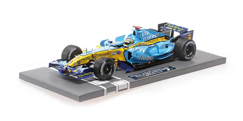 Minichamps 117061801 1/18 Ölçek RENAULT F1 TEAM R26 - FERNANDO ALONSO - BRAZIL GP 2006 - WORLD CHAMPION