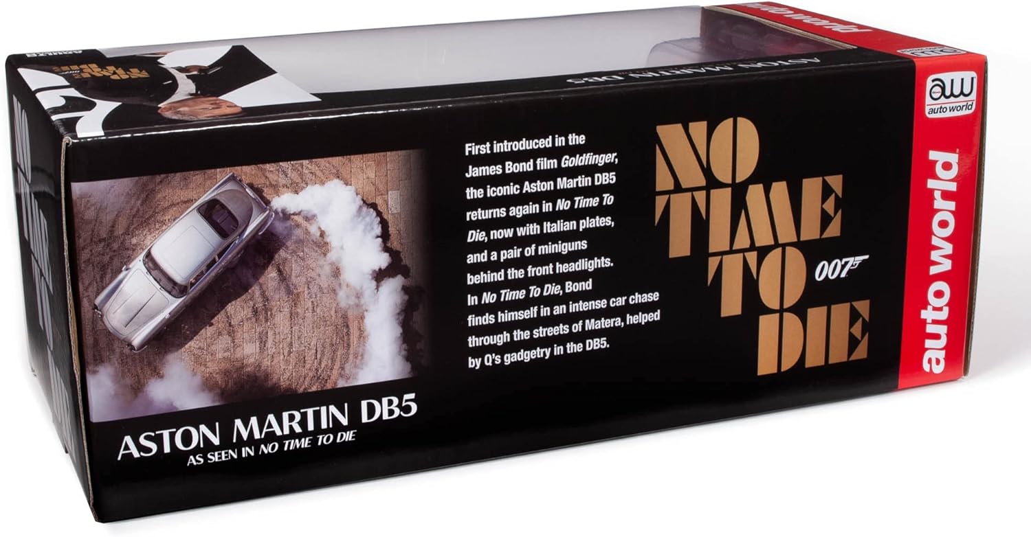 Autoworld | Awcp7840 | 1/18 Aston Martin Db5 *James Bond 007*, Gümüş