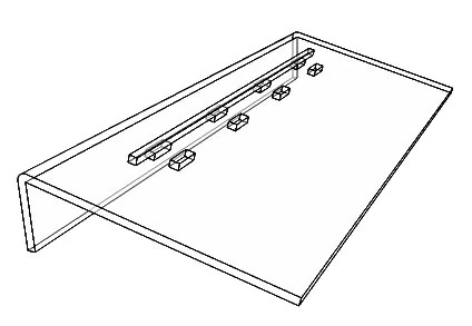 Atlantic Case 20060 LateralRamp 1/18 Ölçek Akrilik Rampa 3lü paket