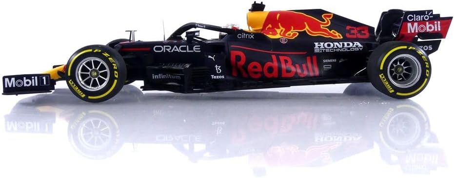 Minichamps 110211933 1/18 Ölçek RED BULL RACING HONDA  RB16B - MAX VERSTAPPEN - WINNER MEXICAN GP 2021 Limitli Üretim 1008 Adet