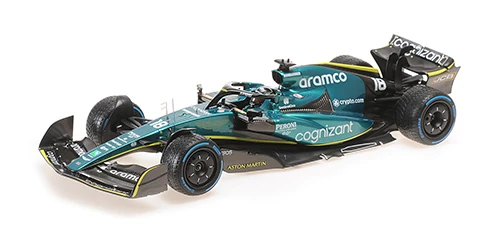 Minichamps 117220118  1/18 Ölçek ASTON MARTIN ARAMCO COGNIZANT FORMULA ONE TEAM AMR22 - LANCE STROLL - MONACO GP Limitli Üretim 240 Adet 2022
