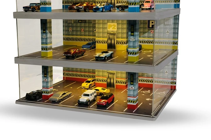 Atlantic Case 30301 1/64 Ölçek Işıklı Diorama. Model 4 Kat Kapalı Park