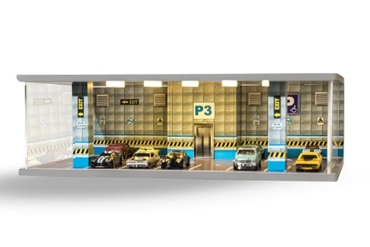 Atlantic Case 30304 1/64 Ölçek Işıklı Diorama. Model Mavi P3 Kat Kapalı Park