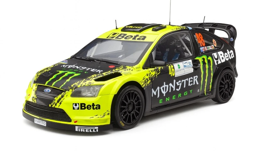 Sunstar 1/18 2009 Ford Focus RS WRC08 #46 V. Rossi/C. Cassina