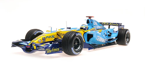 Minichamps 117061801 1/18 Ölçek RENAULT F1 TEAM R26 - FERNANDO ALONSO - BRAZIL GP 2006 - WORLD CHAMPION