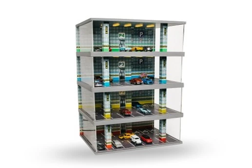 Atlantic Case 30301 1/64 Ölçek Işıklı Diorama. Model 4 Kat Kapalı Park