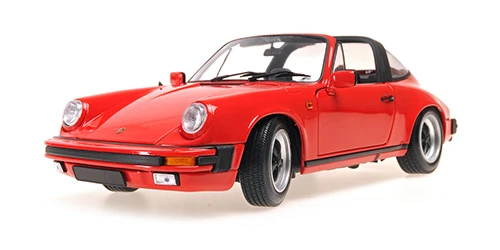 Minichamps 100063061 1/18 Ölçek PORSCHE 911 CARRERA 3.2 TARGA - 1983 - Kırmızı