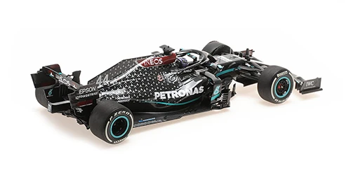 Minichamps 110200444 1/18 Ölçek MERCEDES-AMG PETRONAS F1 TEAM W11 EQ PERF. - L. HAMILTON - WINNER BRITISH GP 2020 FLAT TYRE Limitli Üretim 704 Adet