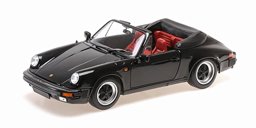 Minichamps 100063035 1/18 Ölçek PORSCHE 911 CARRERA 3.2 CABRIOLET - 1983 - Siyah