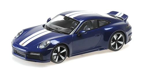 Minichamps 	155062005	1/18 Ölçek 	PORSCHE 911 (992) SPORT CLASSIC  Metalik Mavi