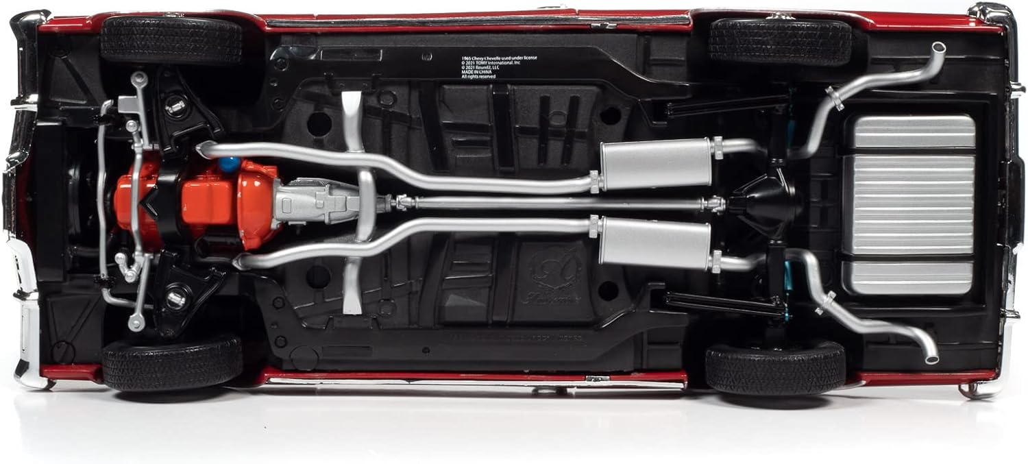 American Muscle | Amm1272 | 1/18 1965 Chevrolet Chevelle Ss Z16 (Mcacn), Regal Kırmızı