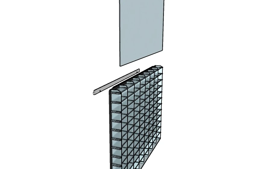 Atlantic 40114, 96 Adet 1/64 Ölçek Model Araba İçin Sergileme Ünitesi