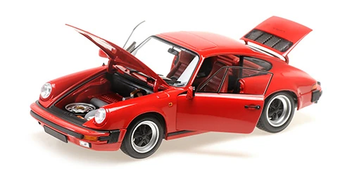 Minichamps 100063021  1/18 Ölçek PORSCHE 911 CARRERA COUPE 3.2 - 1983 - Kırmızı