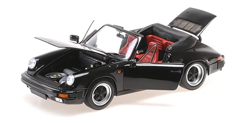 Minichamps 100063035 1/18 Ölçek PORSCHE 911 CARRERA 3.2 CABRIOLET - 1983 - Siyah