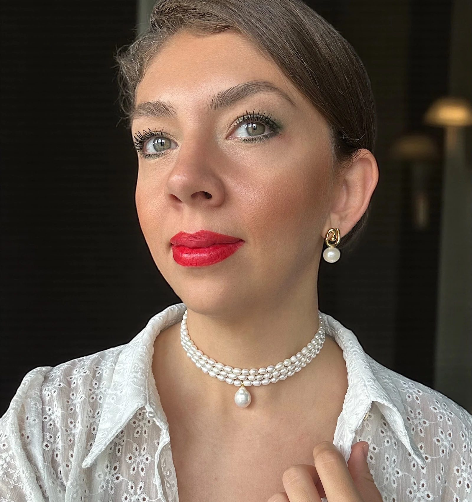 İnci Choker(Tasma) Kolye