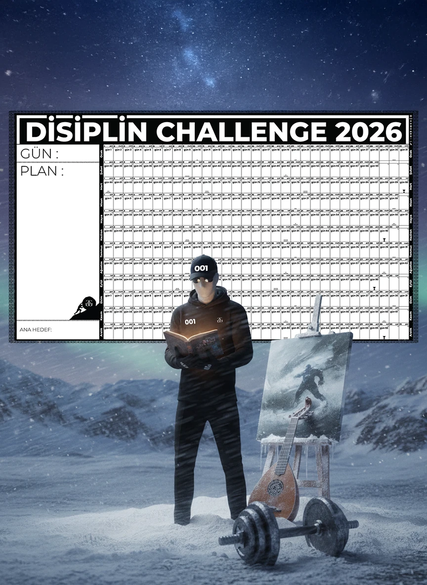 Disiplin Challenge 2026, Winter Arc – Özel Oversize Hoodie Seti (Sınırlı Üretim)