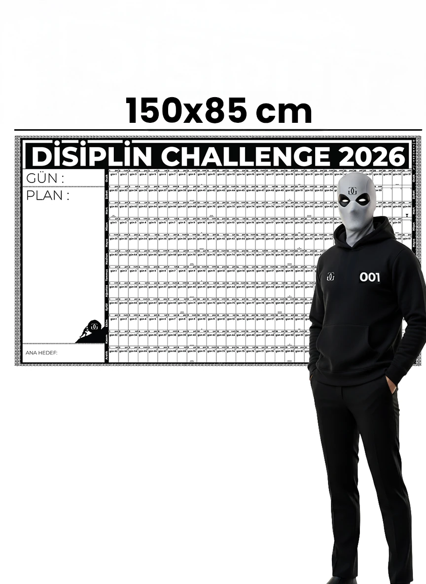 Disiplin Challenge 2026 Yıllık Planlayıcı