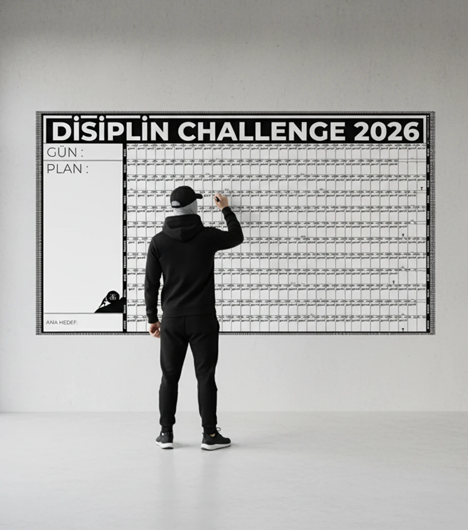 Disiplin Challenge 2026 Yıllık Planlayıcı