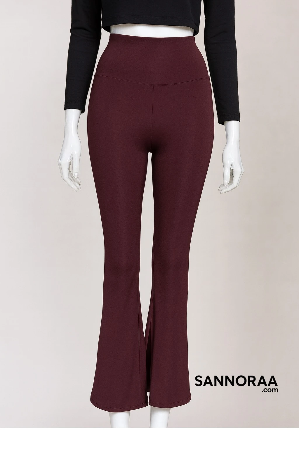 Bordo İspanyol Paça Tayt