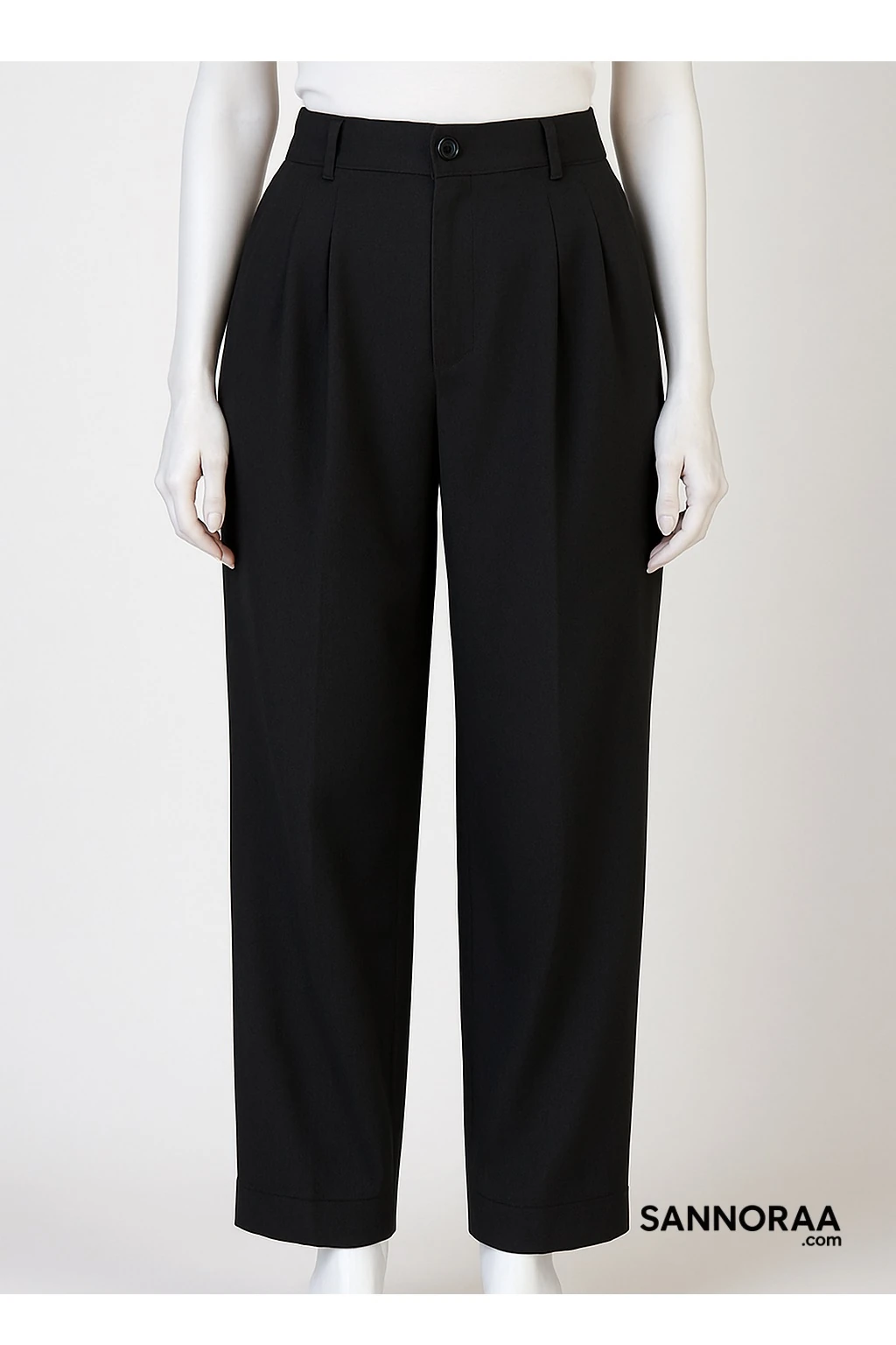 Siyah Kumaş Pantolon