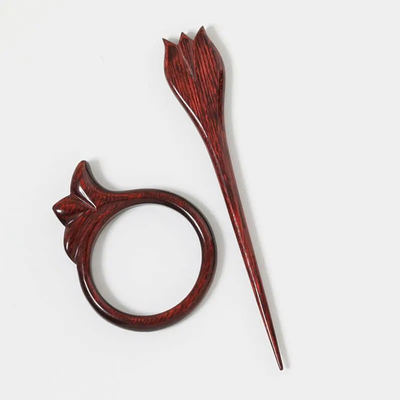 Flora (Symfonie Şal İğnesi - Broşlu)