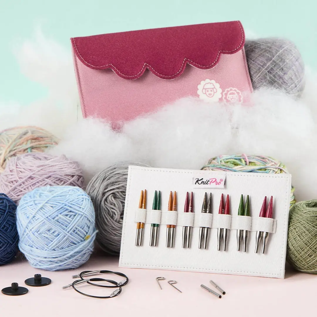 KNITPRO DREAMZ MİNİ DEĞİŞTİRİLEBİLİR MİSİNALI ŞİŞ SETİ - 5CM MİNİ
