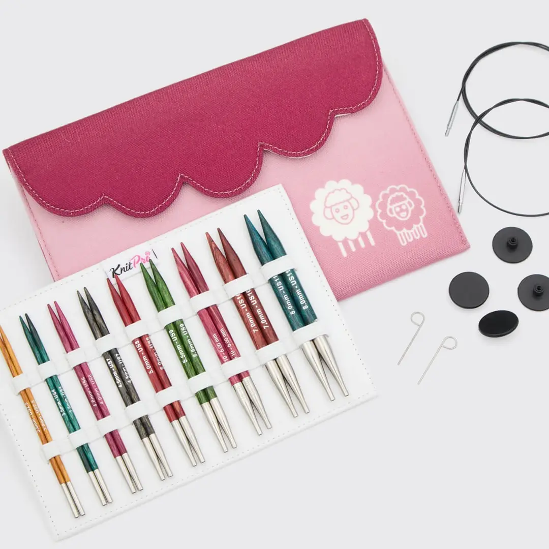 KNITPRO DREAMZ DELUXE DEĞİŞTİRİLEBİLİR MİSİNALI ŞİŞ SETİ - 13CM