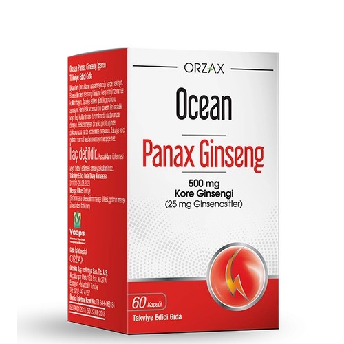 Orzax Panax Ginseng 60 Kapsül