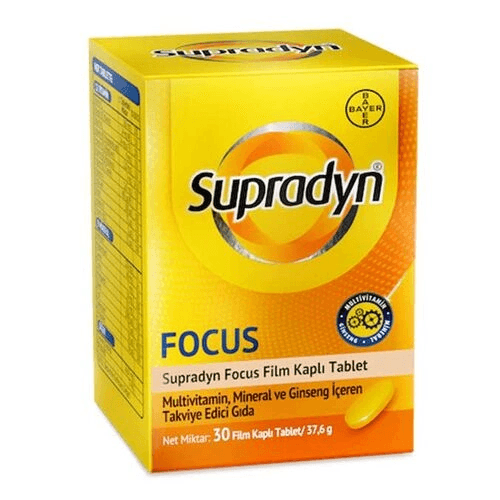 Supradyn Energy Focus 30 Film Kaplı Tablet