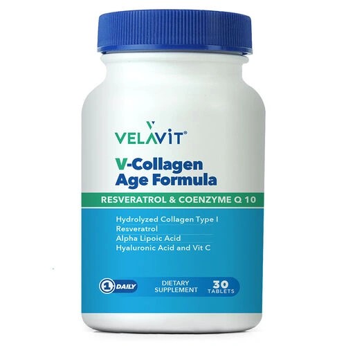 Velavit V-Collagen Age Formula Takviye Edici Gıda 30 Tablet