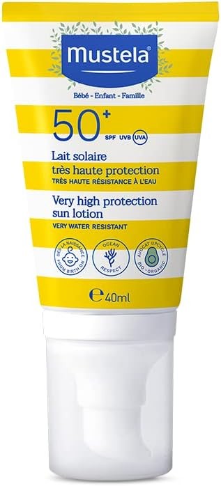 Mustela Protective Sun Lotion Face Güneş Koruyucu Losyon SPF50+ 40ml