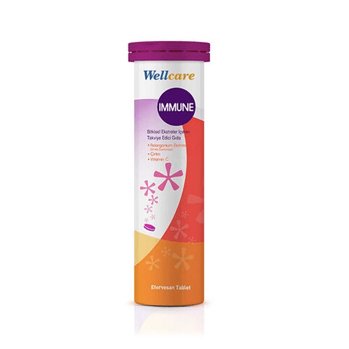 Wellcare Immune Takviye Edici Gıda Efervesan 15 Tablet