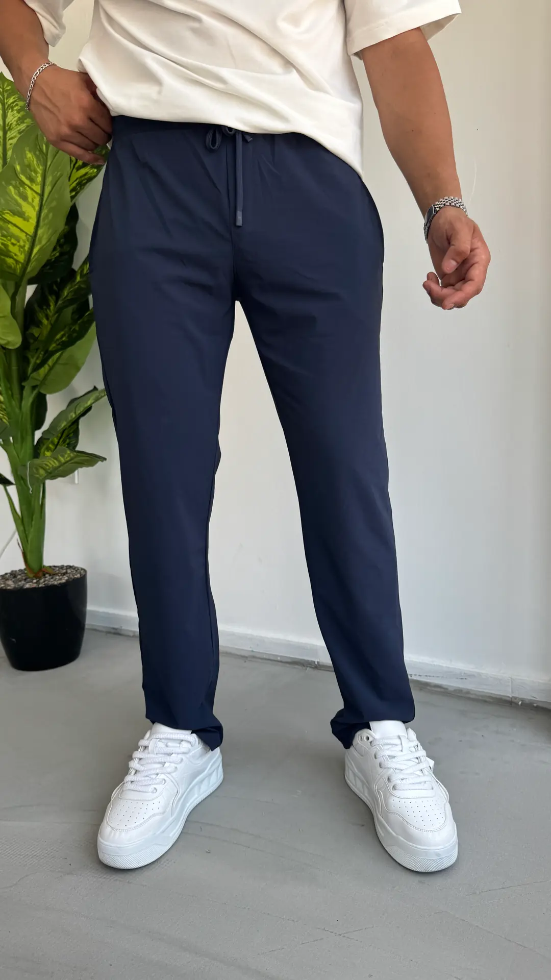 Paraşüt Kumaş Full Likralı Pantolon