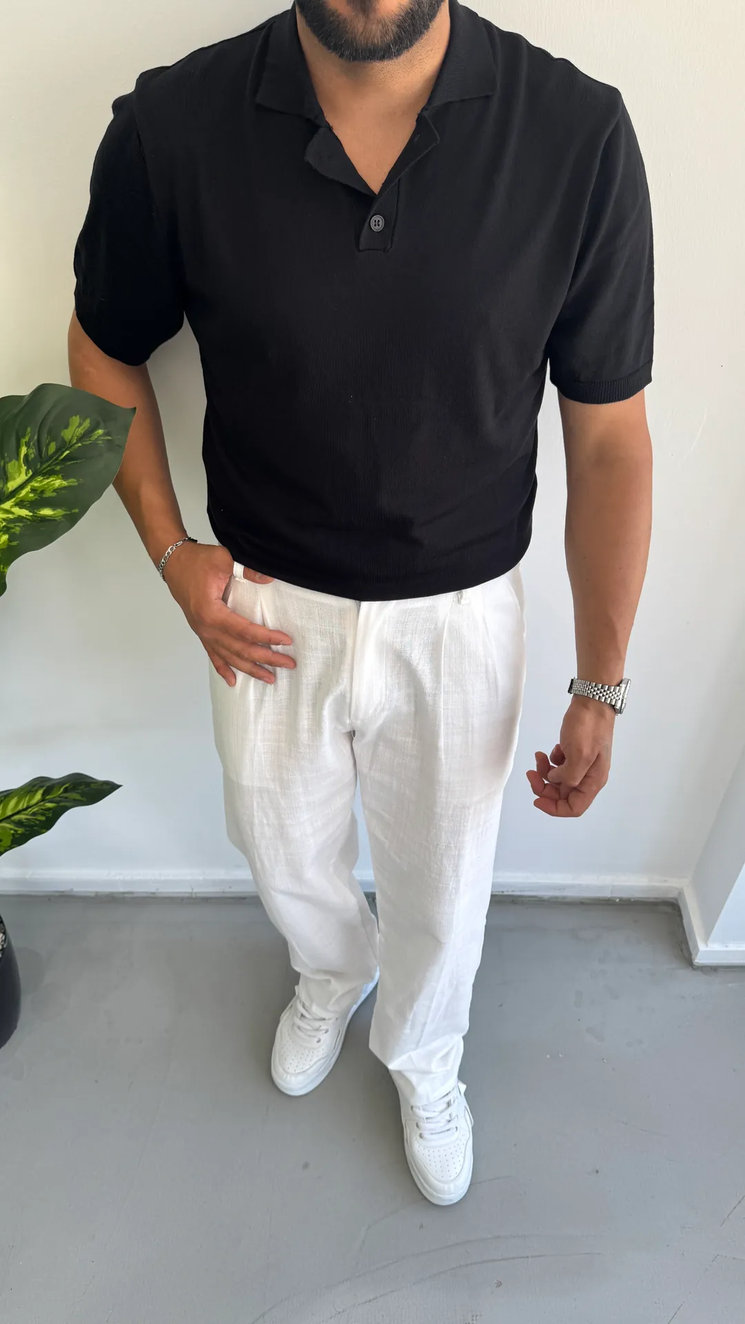 Triko T-shirt - Siyah